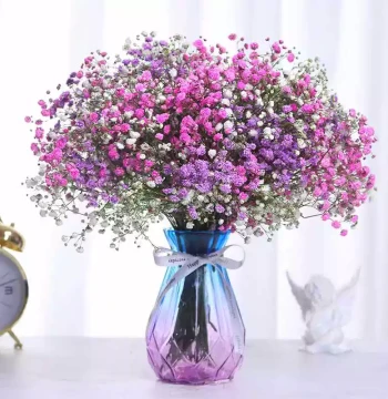 Yunnan Dried Flower Bouquet Statice Baby's Breath Wholesale Living Room Display Ornament Large Bundle Real Flower Birthday Gift for Others