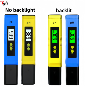 Button pH Meter pH Test Pen Acidity Meter Fish Tank Aquarium pH Pen Digital Tester pH Value Acid-Base Tester