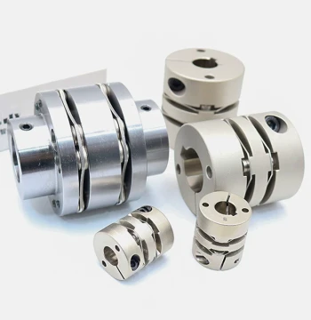 MISUMI Double Diaphragm Clamping Coupling, Industrial Standard Rigid Universal Joint, Jaw Clamping Hub with Keyway