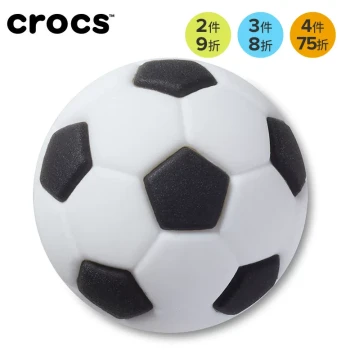 Crocs Jibbitz Charm – Semi-3D Soccer Ball Design for Clogs
