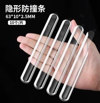 Anti-Collision Stickers for Door Handles, Silicone Bumpers for Refrigerator/Cabinet Doors and Walls, Silent Buffer