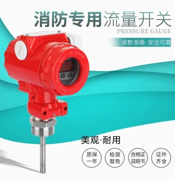 Dedicated Flow Switch for New Fire Regulations Sprinkler Valve Insertion-Type Thermal Conductivity Flow Switch for Elevated Fire Water Tanks Free Shipping