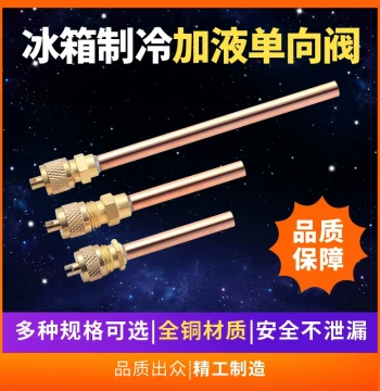 Refrigerator One-Way Valve Refrigerant Port Liquid Filling Port Refrigerator Quick Connector Refrigerant Quick Connector Charging Valve Batch