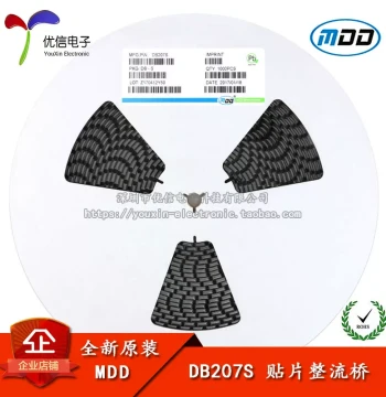 Original Authentic Surface-Mount DB207S 2A/1000V Bridge Rectifier Stack Silicon Bridge Rectifier
