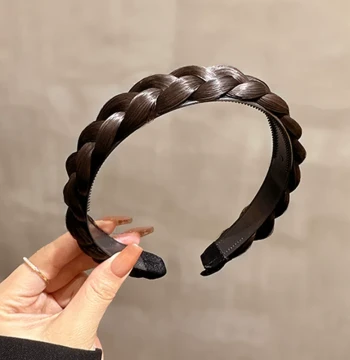 [Exclusive for Sister Xuan] Fishbone Braid Wig Headband (High Crown)