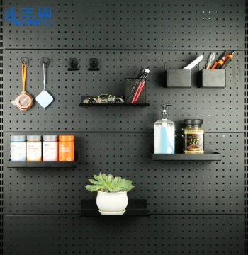 Pegboard Hook Storage Boxes and Organizers - Nail-Free Divider Shelves, Pen Holders, and Sundries Containers