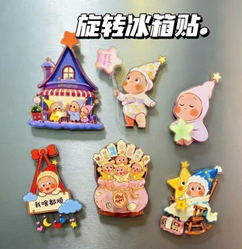 2026 New Dreamy Star Person Series 2 Acrylic Creative Cartoon Magnetic Fridge Magnet Decoration Gift for Best Friends