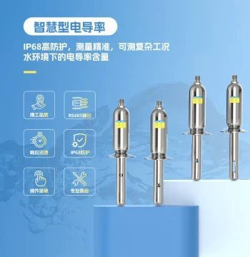 Industrial Online Conductivity Meter, EC Tester, Pure Water Conductivity Electrode, TDS Conductivity Sensor Probe