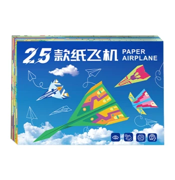 Milishu Versatile Origami Paper Airplanes Cool 25 Styles*1 Set