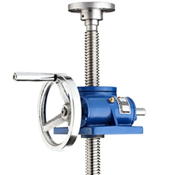 SWL Fixed Lifting Platform Electric Lift Screw Jack Manual Spiral Small Screw Lifter Linked Worm Gear