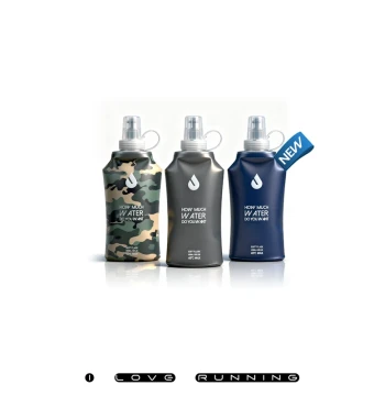 ILoveRunning ILR New Sports Running Foldable Portable Soft Water Bottle 300ml