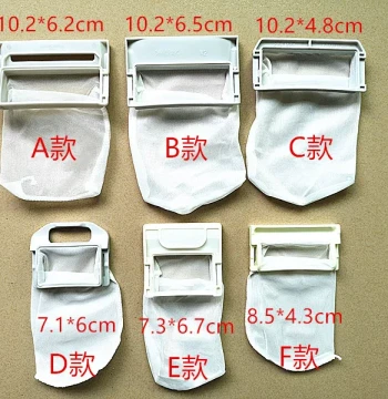 Genuine Panasonic Washing Machine Parts Assortment: Lint Filter Net Bag, Debris Bag, Mesh Bag