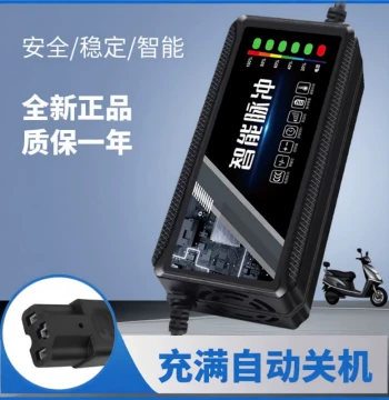 EV Battery Charger 48V 12Ah, 60V 20A, 72V; Compatible with Aima, Yadea, and Three-Wheel Lead-Acid or Graphene Batteries