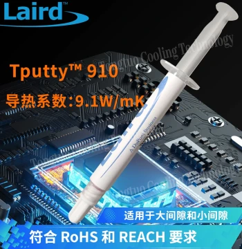 Laird Tputty 910 Thermal Gel, Single-Component Liquid Dispensable Gap Filler