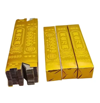 Thickened Non-Stick Gold Bar and Brick for Blessing and Wealth Bowl, Wholesale Manufacturer Gift, Home Decor, High Gloss