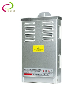 24V 12V 400W Semi-Potted Waterproof Rainproof Power Transformer 500W 600W for Luminous Letters 30V 36V 48V Light Strips