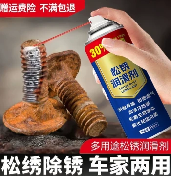 Rust Remover Metal Quick Cleaning Bolt Screw Loosening Lubricant Powerful Rust Prevention Iron Rust Spray Bicycle