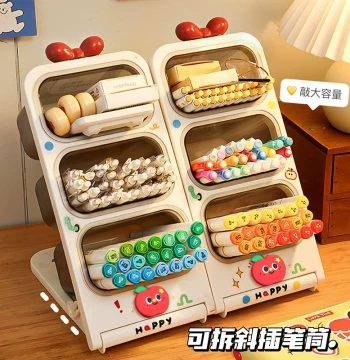 Pen Holder with Large Capacity for Desktop Marker Organization