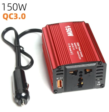 Car Inverter 12V to 220V Converter, Multi-Function Power Socket, Car Charger with USB 3.0