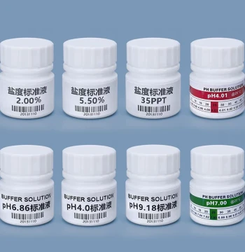 pH Calibration Solutions, Salinity Standard Liquids, and Conductivity Standards - Buffer Solutions 6.86, 4.01, and 7.00