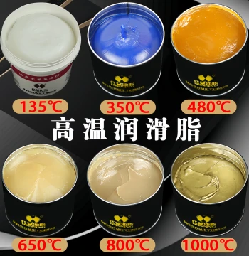 High-Temperature White Grease Lubricant for High-Speed Machinery, Excavators, and Specialized High-Heat Mechanical Bearings