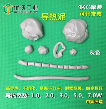 Youwo Thermal Putty Thermal Gel for Mobile Phone Motherboard VRAM Chip High-Temperature Resistant Heat Dissipation Silicone Putty Clay