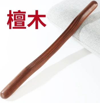 Sandalwood Rolling Massage Stick Full Body Universal Gua Sha Stick Artifact Professional Back Opening Meridian Rod Solid Wood
