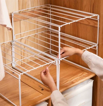 Wardrobe Layered Storage Rack Drawer-Style Compartment Organizer Home Multi-Function Foldable Sorting Shelf