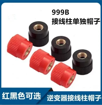M6 Terminal Post Wire Caps - Inverter Connectors and Insulated Battery Terminal Covers