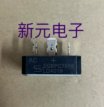 Brand New SGBPC7516 75A 1600V 5-Pin Three-Phase Rectifier Bridge Size 36*36 In Stock Ready to Ship