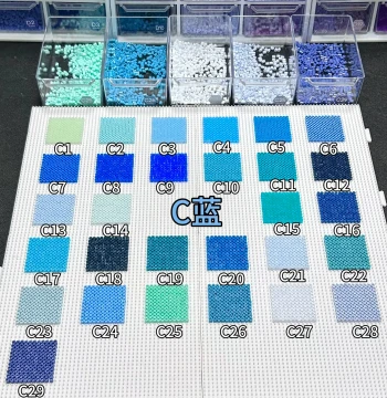 C Series Mix-and-Match Perler Beads MARD Yellow Beans Posuo Rabi COCO Same Style Source 2.6mm Perler Beads Refill Pack