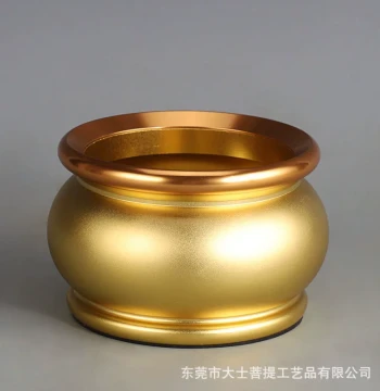 Buddhist Ritual Set Home Worship Supplies Complete Taoist Immortal God of Wealth Offering Set Water Cup Incense Burner Worship Lamp Ornament