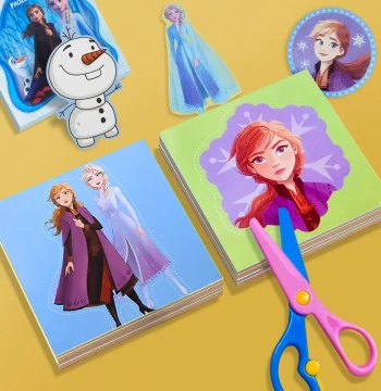 Frozen Elsa Princess Paper Cutting Children's Handmade DIY Origami Kindergarten 3-4-5 Years Old Baby Educational Toy