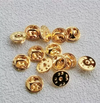 Universal Brooch Backup Buckle Butterfly Clasp Flat Head Cap Badge Pin Copper Handmade Material Accessories