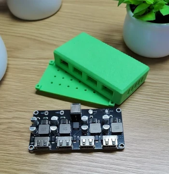 Module Enclosure USB Charging Module Box 4-Port Multi-Port Charger Suitable for Car Studio Desktop Electric Vehicle