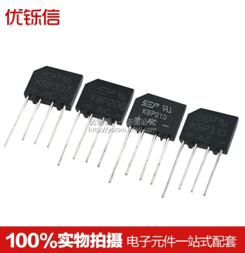 KBP310 Bridge Rectifier Stack (4-Pin) - Compatible with 307/206/210, KBU810/KBL608/808 Rectifiers (2A/3A/4A)