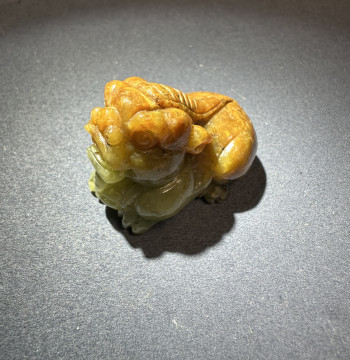 River-Worn Jade Pixiu Small Pendant, Small Handheld Piece, Small Ornament