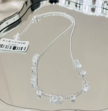 [Sister Xuan Exclusive] Small White Zircon Baby's Breath Necklace-SP