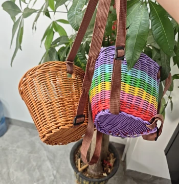 Children's Back Basket Dance Prop Decorative Photo Shoot Carrier