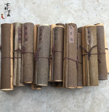 Antique Calligraphy & Painting Collection - Home Decor Replica of 'Along the River During the Qingming Festival', Figures, Landscapes, Long Scroll
