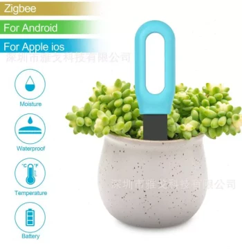 Smart Zigbee Wireless Soil Temperature and Humidity Detector Indoor Outdoor Lawn Gardening Planting Monitor