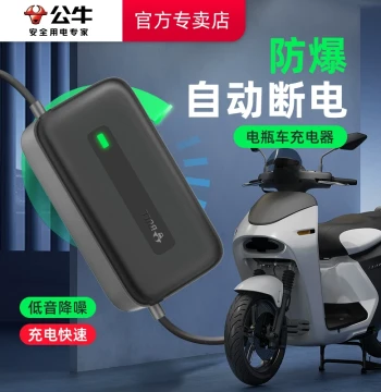 BULL Electric Vehicle Charger 60V 72V Aima Yadea Taili Luyuan Auto Power-Off E-bike Smart Universal