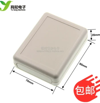 Plastic Module Enclosure Circuit Board Junction Box Electronic Instrument Plastic Mounting Case 90*70*28