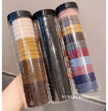[Gold Coins] 20pcs Viral Morandi High-Elasticity Seamless Hair Ties for Women, Hair Bands, Hair Rings