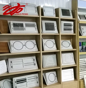 Longpeng Eco-Friendly Air Conditioner Vent Cooler Plastic Ventilation Duct Outlet Factory Workshop Single Unit Lower Side Air Vent
