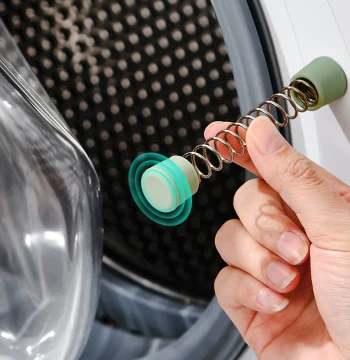 Japanese Front-Load Washing Machine Door Ventilation Magnetic Anti-Collision Clip Fixator, Anti-Pinch Limiter, Door Stopper Protective Sticker