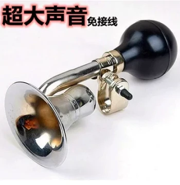 Motorcycle, Bicycle, E-Bike Bell, Extra Loud, Wire-Free, Universal Snail Horn for Mountain Bikes, Super Loud Speaker