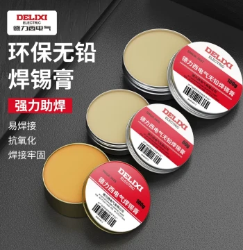 Delixi Solder Paste Flux Lead-Free Eco-Friendly Solder Wire for Iron Repair Welding Rosin Soldering Oil Flux Agent