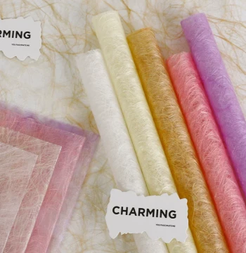 Huaxiai High-Texture Raffia Paper for Fresh Flower Wrapping - Inner Liner for Bouquets & DIY Floral Materials