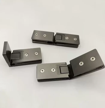 Glass Shower Room MSD-S101, 304 Stainless Steel Inner/Outer Opening Long Hinge for Frameless Glass Cabinet Doors
